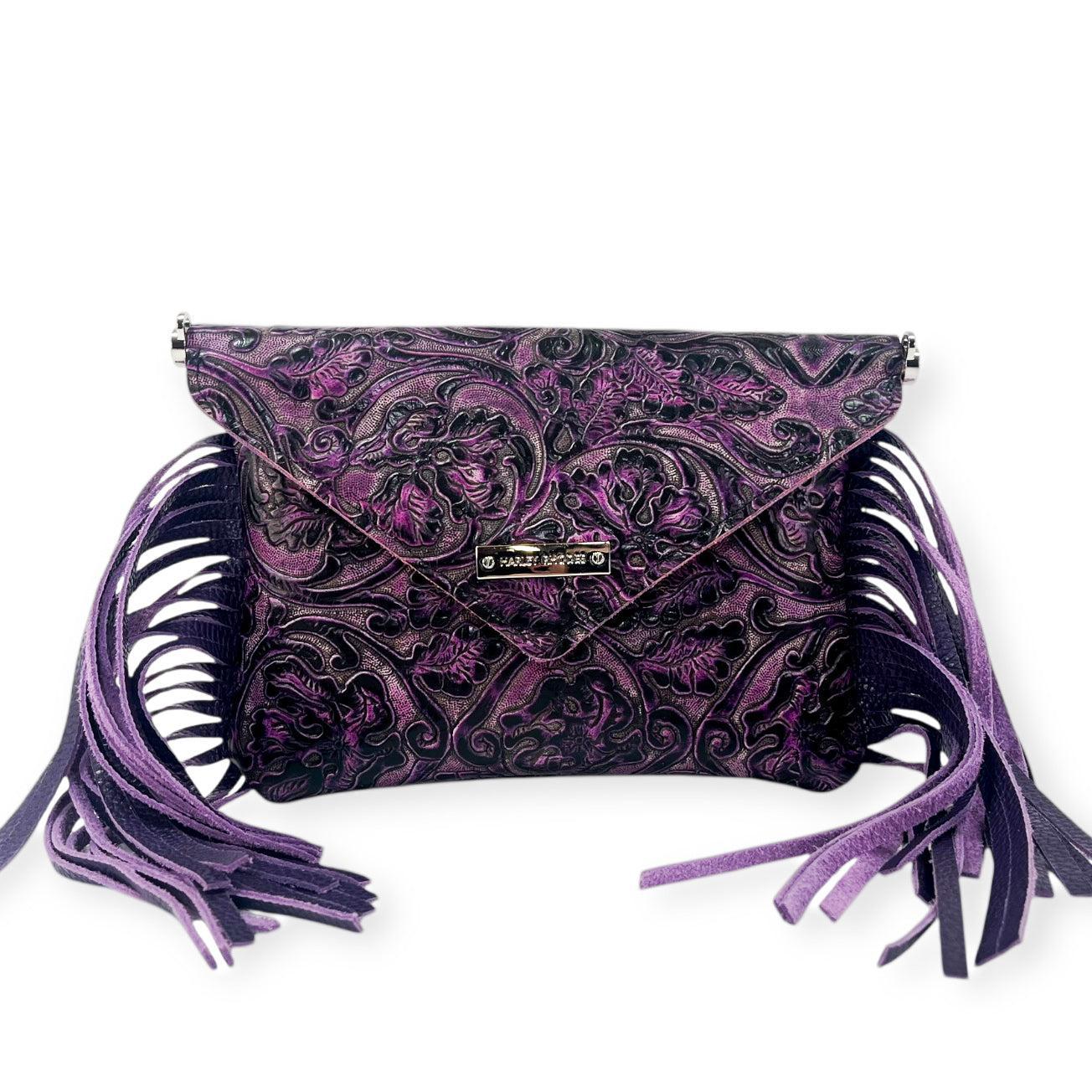 Betty Envelope Clutch-Apparel & Accessories > Handbags, Wallets & Cases > Handbags > Envelope Clutches-Western-Cowhide-Bags-Handmade-Products-Gifts-Dancing Cactus Designs