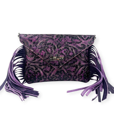 Betty Envelope Clutch-Apparel & Accessories > Handbags, Wallets & Cases > Handbags > Envelope Clutches-Western-Cowhide-Bags-Handmade-Products-Gifts-Dancing Cactus Designs