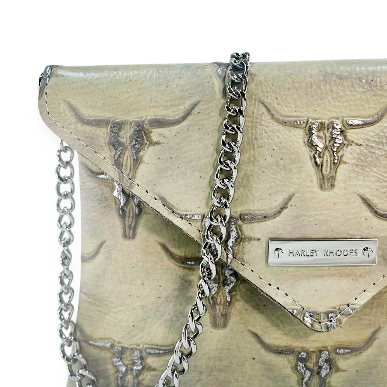 Betty Envelope Clutch-Apparel & Accessories > Handbags, Wallets & Cases > Handbags > Envelope Clutches-Western-Cowhide-Bags-Handmade-Products-Gifts-Dancing Cactus Designs