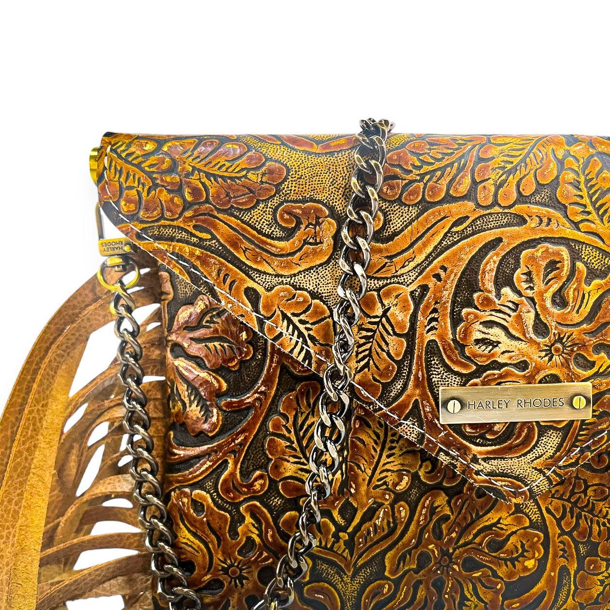 Betty Envelope Clutch-Apparel & Accessories > Handbags, Wallets & Cases > Handbags > Envelope Clutches-Western-Cowhide-Bags-Handmade-Products-Gifts-Dancing Cactus Designs