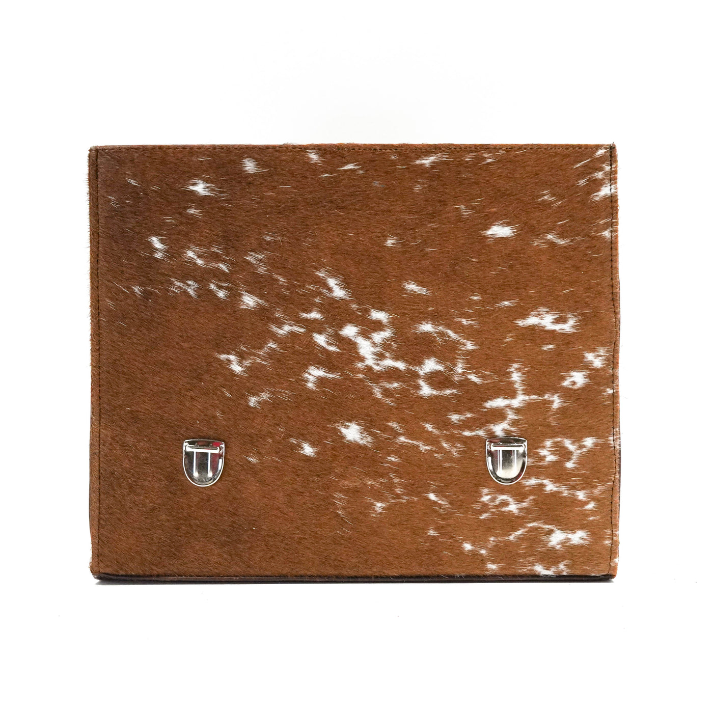 Briefcase - Longhorn w/ Unicorn Navajo-Briefcase-Western-Cowhide-Bags-Handmade-Products-Gifts-Dancing Cactus Designs