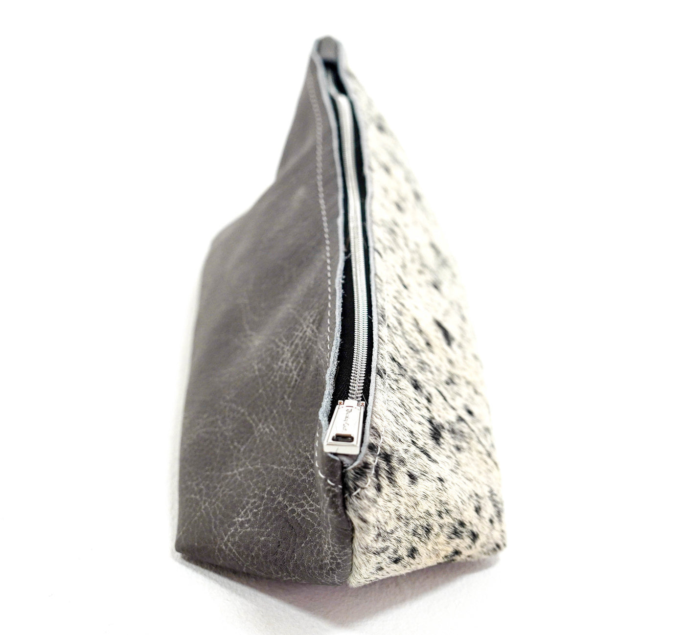 Buckle Bunny - Black & White w/ West Pebble Leather-Buckle Bunny-Western-Cowhide-Bags-Handmade-Products-Gifts-Dancing Cactus Designs