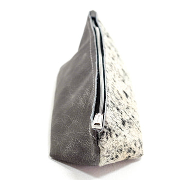 Buckle Bunny - Black & White w/ West Pebble Leather-Buckle Bunny-Western-Cowhide-Bags-Handmade-Products-Gifts-Dancing Cactus Designs