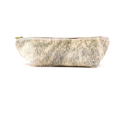 Buckle Bunny - Light Brindle w/ Pebbled Powder Pink Leather-Buckle Bunny-Western-Cowhide-Bags-Handmade-Products-Gifts-Dancing Cactus Designs