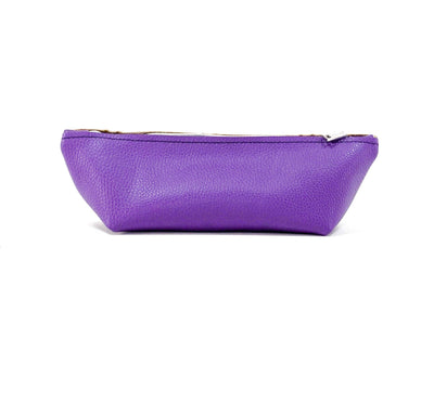 Buckle Bunny - Purple Leather w/ Midnight Rain Skulls-Buckle Bunny-Western-Cowhide-Bags-Handmade-Products-Gifts-Dancing Cactus Designs