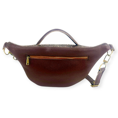 Bum Bag Crossbody-Apparel & Accessories > Handbags, Wallets & Cases > Handbags > Cross Body Bags-Western-Cowhide-Bags-Handmade-Products-Gifts-Dancing Cactus Designs