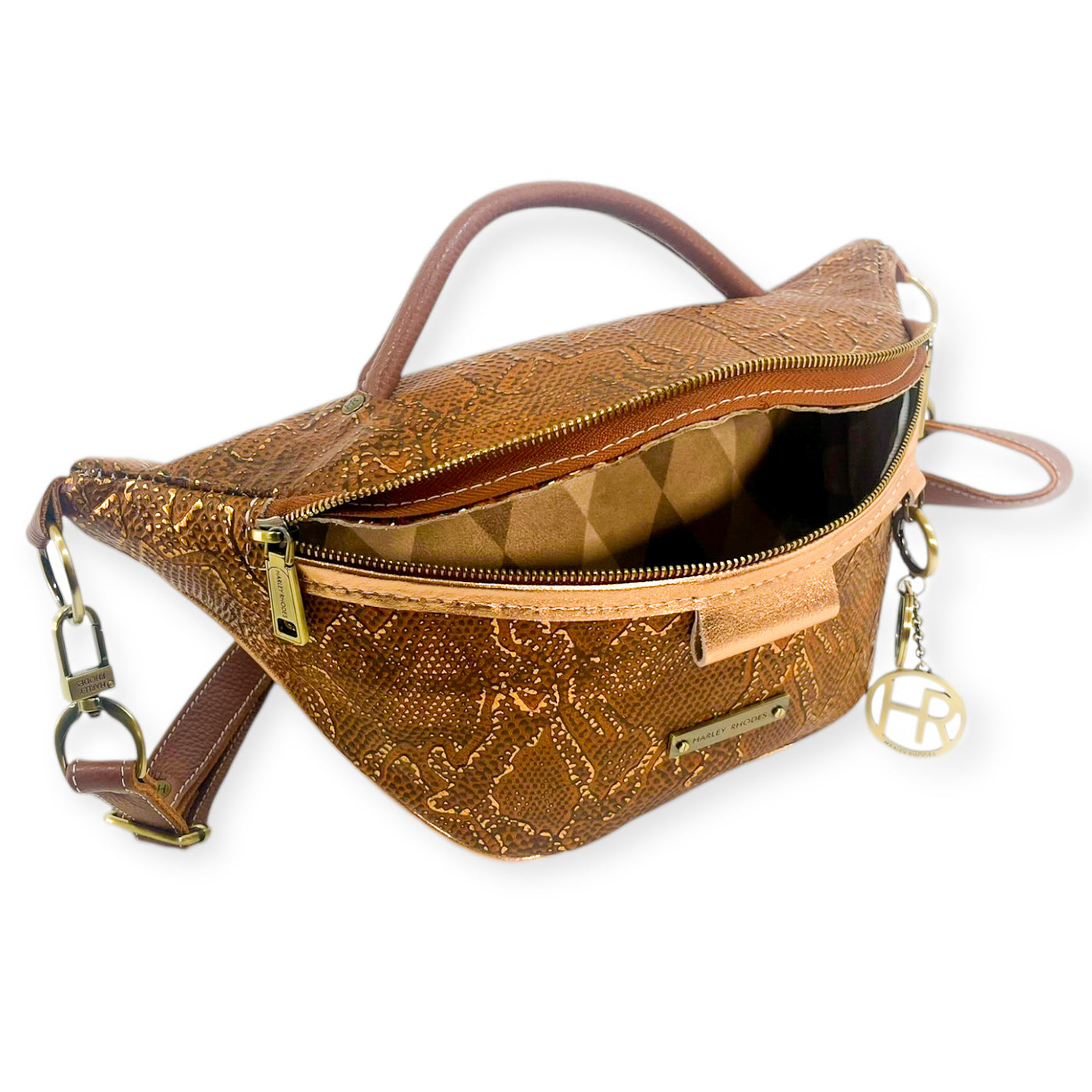 Bum Bag Crossbody-Apparel & Accessories > Handbags, Wallets & Cases > Handbags > Cross Body Bags-Western-Cowhide-Bags-Handmade-Products-Gifts-Dancing Cactus Designs