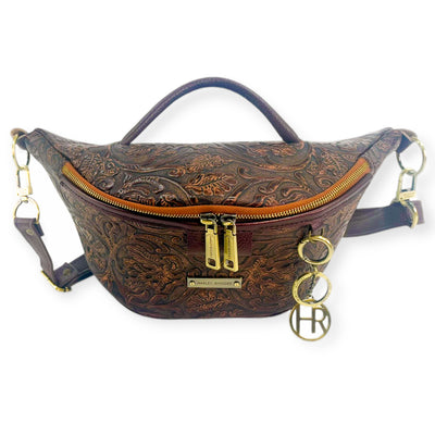 Bum Bag Crossbody-Apparel & Accessories > Handbags, Wallets & Cases > Handbags > Cross Body Bags-Western-Cowhide-Bags-Handmade-Products-Gifts-Dancing Cactus Designs