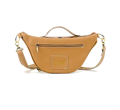 Bum Bag - Longhorn w/ Sepia Skulls-Bum Bag-Western-Cowhide-Bags-Handmade-Products-Gifts-Dancing Cactus Designs