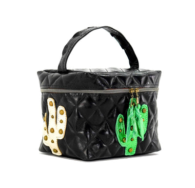 Caboose - All Embossed w/ Onyx Diamond Stitch-Caboose-Western-Cowhide-Bags-Handmade-Products-Gifts-Dancing Cactus Designs