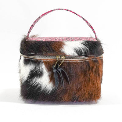 Caboose - Tricolor w/ Barbie Tool-Caboose-Western-Cowhide-Bags-Handmade-Products-Gifts-Dancing Cactus Designs