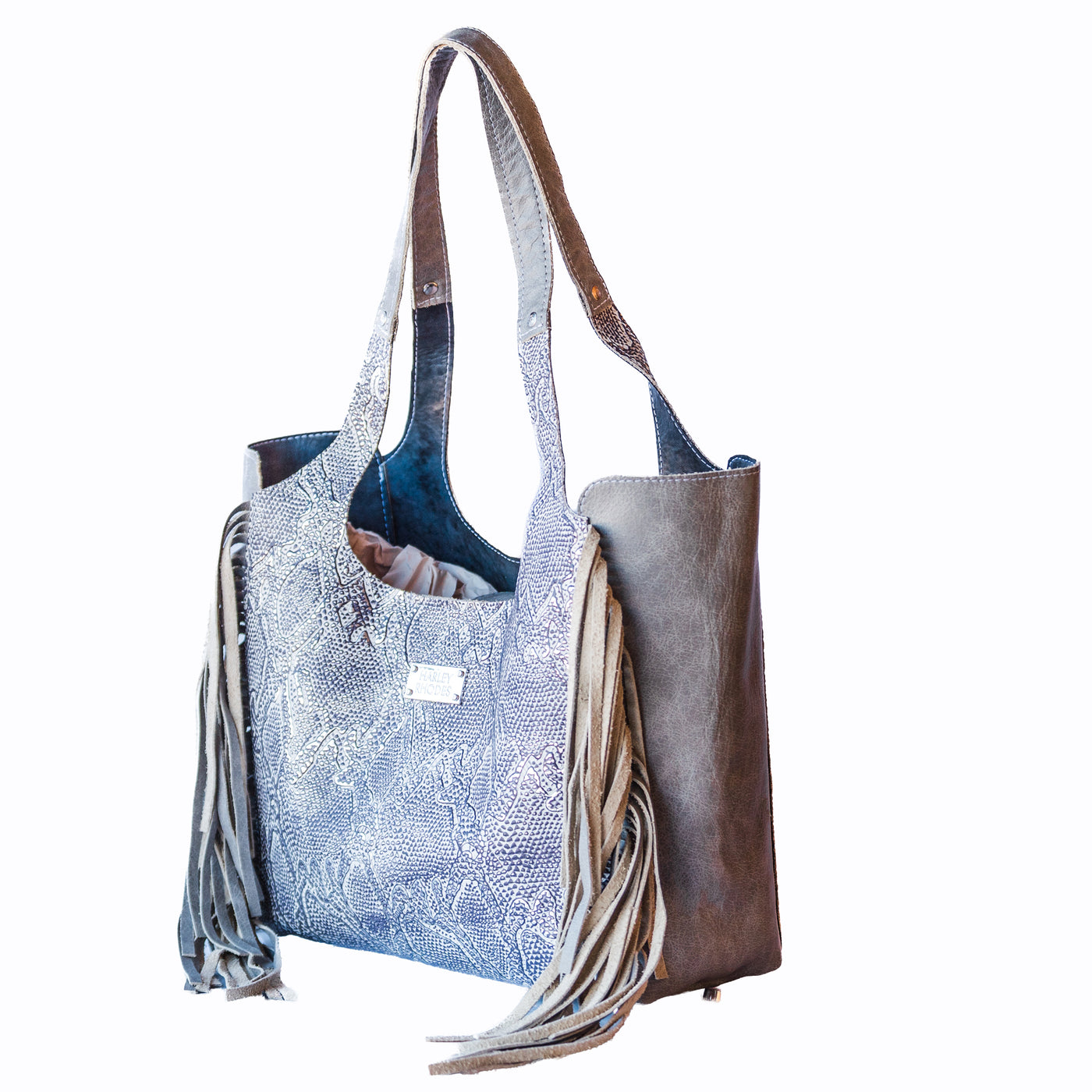 Carol Tote-Apparel & Accessories > Handbags, Wallets & Cases > Handbags > Shoulder Bags-Western-Cowhide-Bags-Handmade-Products-Gifts-Dancing Cactus Designs