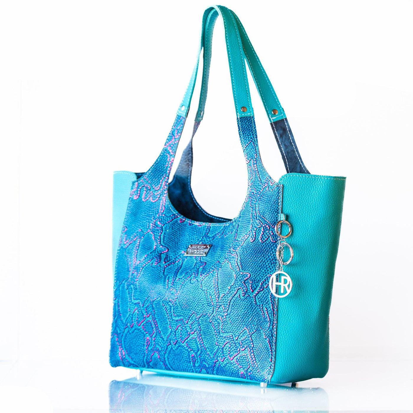 Carol Tote-Apparel & Accessories > Handbags, Wallets & Cases > Handbags > Shoulder Bags-Western-Cowhide-Bags-Handmade-Products-Gifts-Dancing Cactus Designs