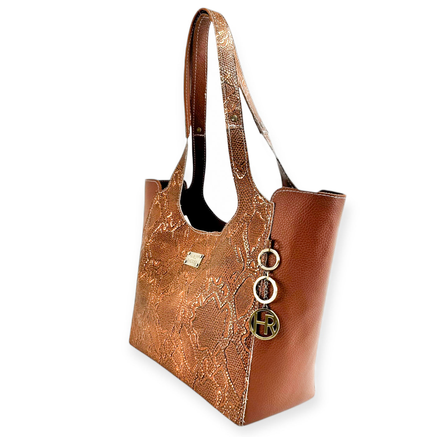 Carol Tote-Apparel & Accessories > Handbags, Wallets & Cases > Handbags > Shoulder Bags-Western-Cowhide-Bags-Handmade-Products-Gifts-Dancing Cactus Designs