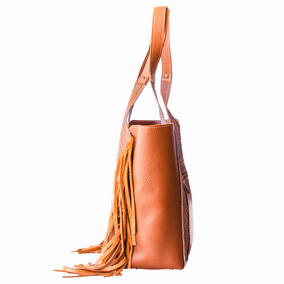 Carol Tote-Apparel & Accessories > Handbags, Wallets & Cases > Handbags > Shoulder Bags-Western-Cowhide-Bags-Handmade-Products-Gifts-Dancing Cactus Designs