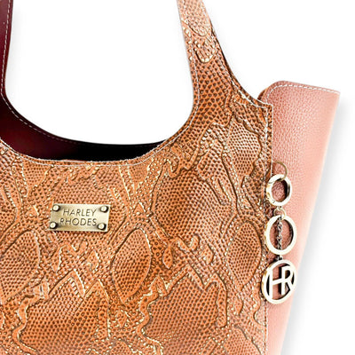 Carol Tote-Apparel & Accessories > Handbags, Wallets & Cases > Handbags > Shoulder Bags-Western-Cowhide-Bags-Handmade-Products-Gifts-Dancing Cactus Designs