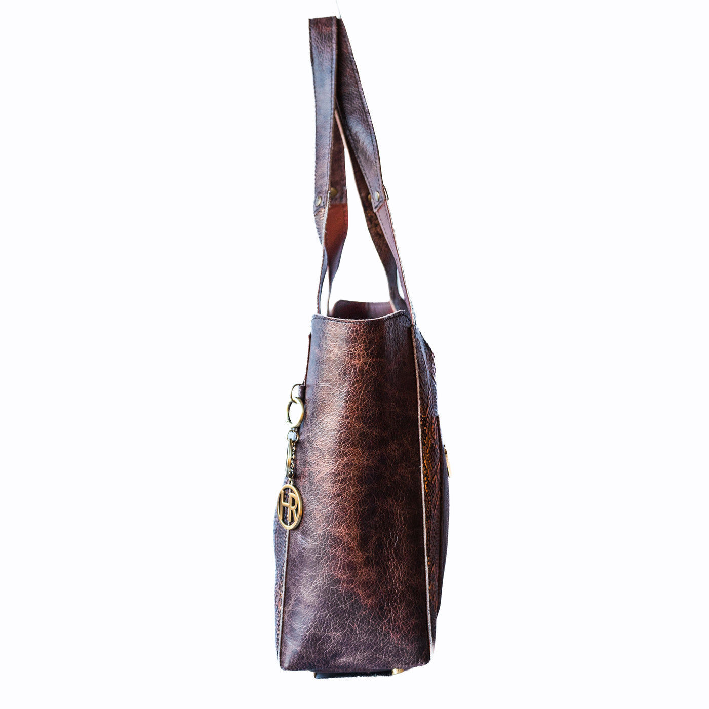 Carol Tote-Apparel & Accessories > Handbags, Wallets & Cases > Handbags > Shoulder Bags-Western-Cowhide-Bags-Handmade-Products-Gifts-Dancing Cactus Designs