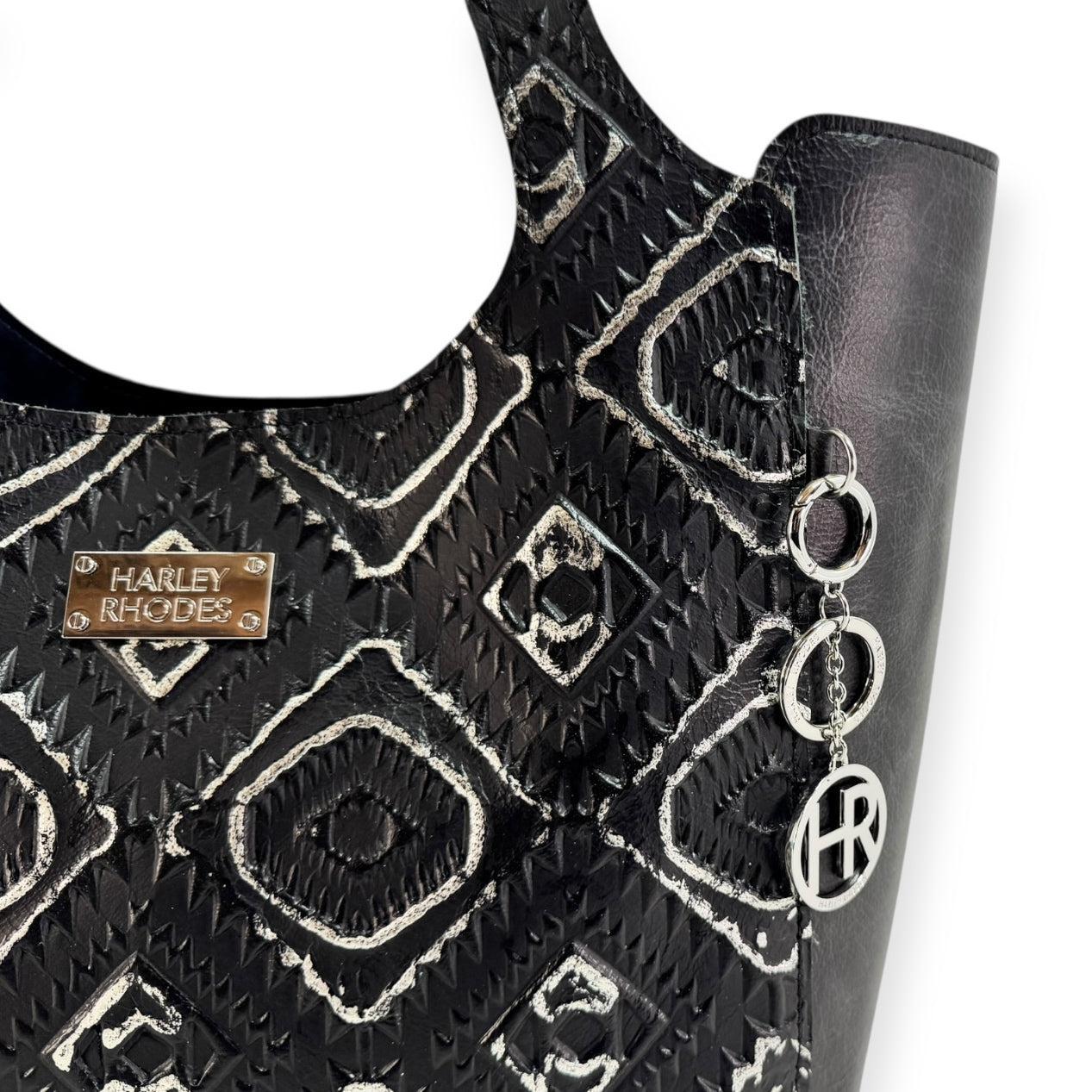 Carol Tote-Apparel & Accessories > Handbags, Wallets & Cases > Handbags > Shoulder Bags-Western-Cowhide-Bags-Handmade-Products-Gifts-Dancing Cactus Designs