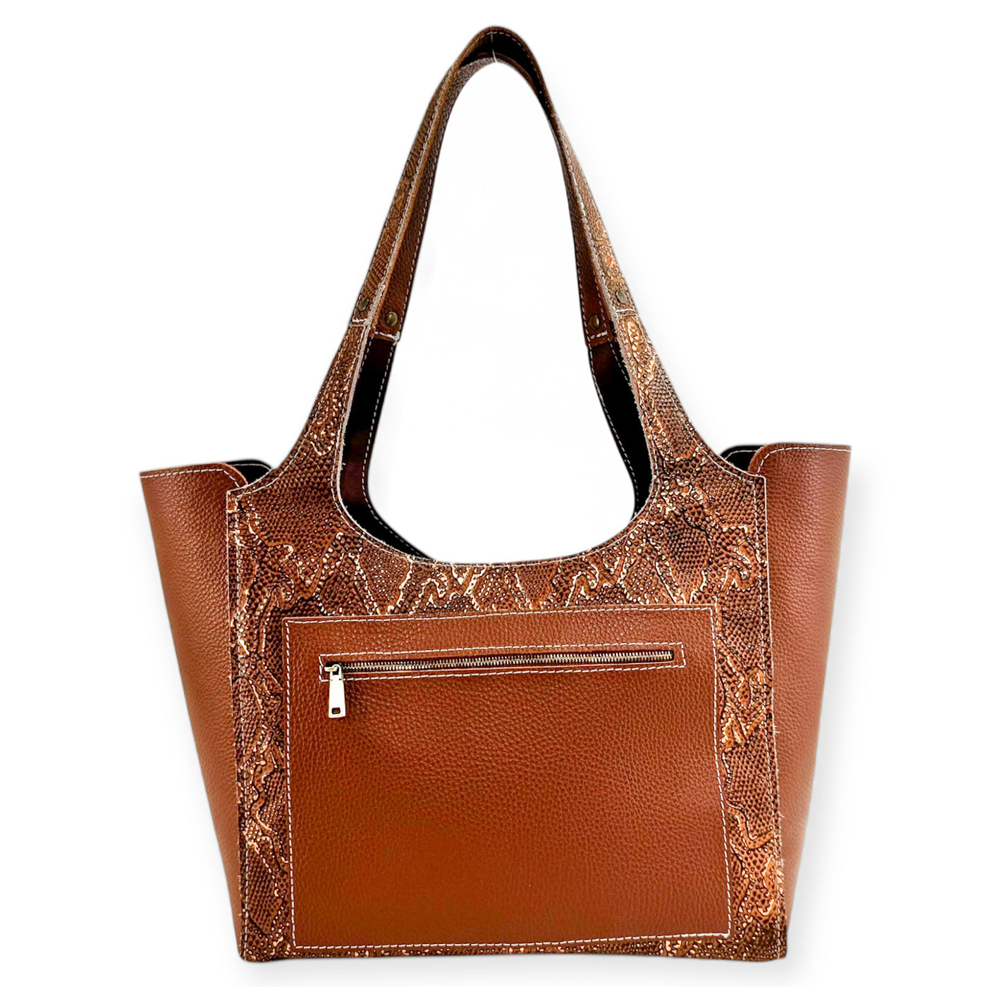 Carol Tote-Apparel & Accessories > Handbags, Wallets & Cases > Handbags > Shoulder Bags-Western-Cowhide-Bags-Handmade-Products-Gifts-Dancing Cactus Designs