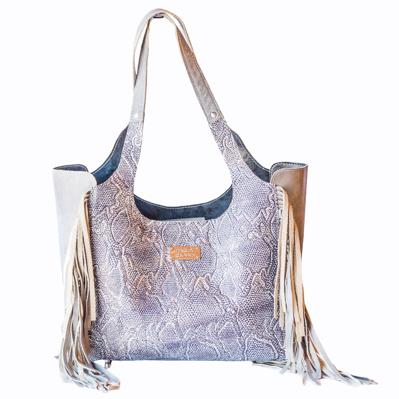 Carol Tote-Apparel & Accessories > Handbags, Wallets & Cases > Handbags > Shoulder Bags-Western-Cowhide-Bags-Handmade-Products-Gifts-Dancing Cactus Designs