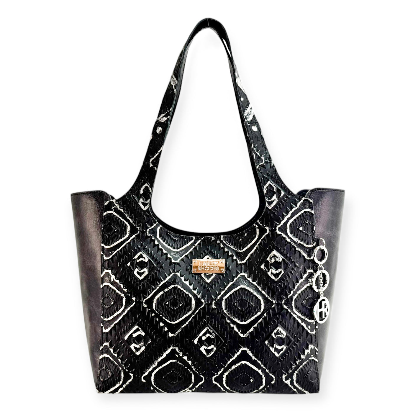 Carol Tote-Apparel & Accessories > Handbags, Wallets & Cases > Handbags > Shoulder Bags-Western-Cowhide-Bags-Handmade-Products-Gifts-Dancing Cactus Designs
