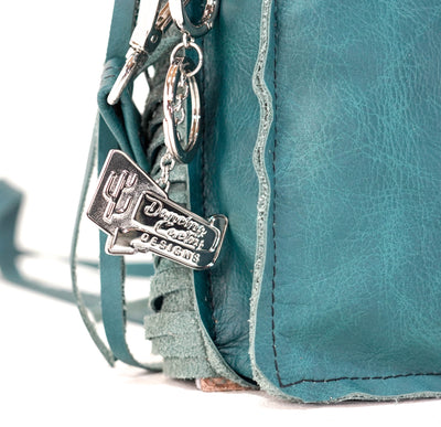 Carrie - Black & White w/ Indigo Tool-Carrie-Western-Cowhide-Bags-Handmade-Products-Gifts-Dancing Cactus Designs