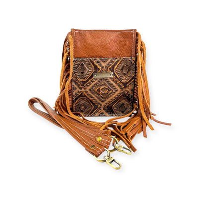 Carrie Crossbody-Apparel & Accessories > Handbags, Wallets & Cases > Handbags > Cross Body Bags-Western-Cowhide-Bags-Handmade-Products-Gifts-Dancing Cactus Designs