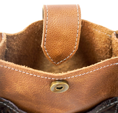 Carrie - West Bay Leather w/ Gold Rush Tool-Carrie-Western-Cowhide-Bags-Handmade-Products-Gifts-Dancing Cactus Designs