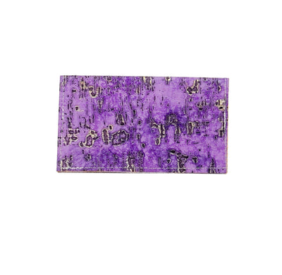 Checkbook Cover - All Embossed w/ Lavender Driftwood-Checkbook Cover-Western-Cowhide-Bags-Handmade-Products-Gifts-Dancing Cactus Designs