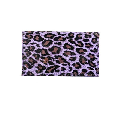 Checkbook Cover - All Leather w/ Purple Leather-18'' Laptop Sleeve-Western-Cowhide-Bags-Handmade-Products-Gifts-Dancing Cactus Designs