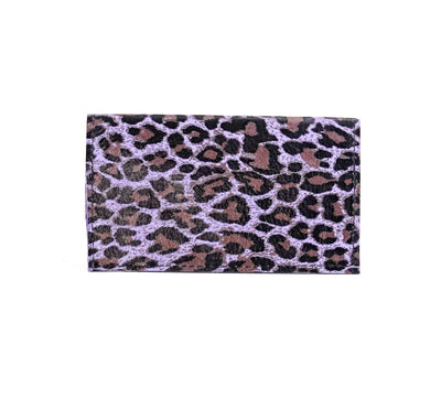 Checkbook Cover - All Leather w/ Purple Leather-18'' Laptop Sleeve-Western-Cowhide-Bags-Handmade-Products-Gifts-Dancing Cactus Designs