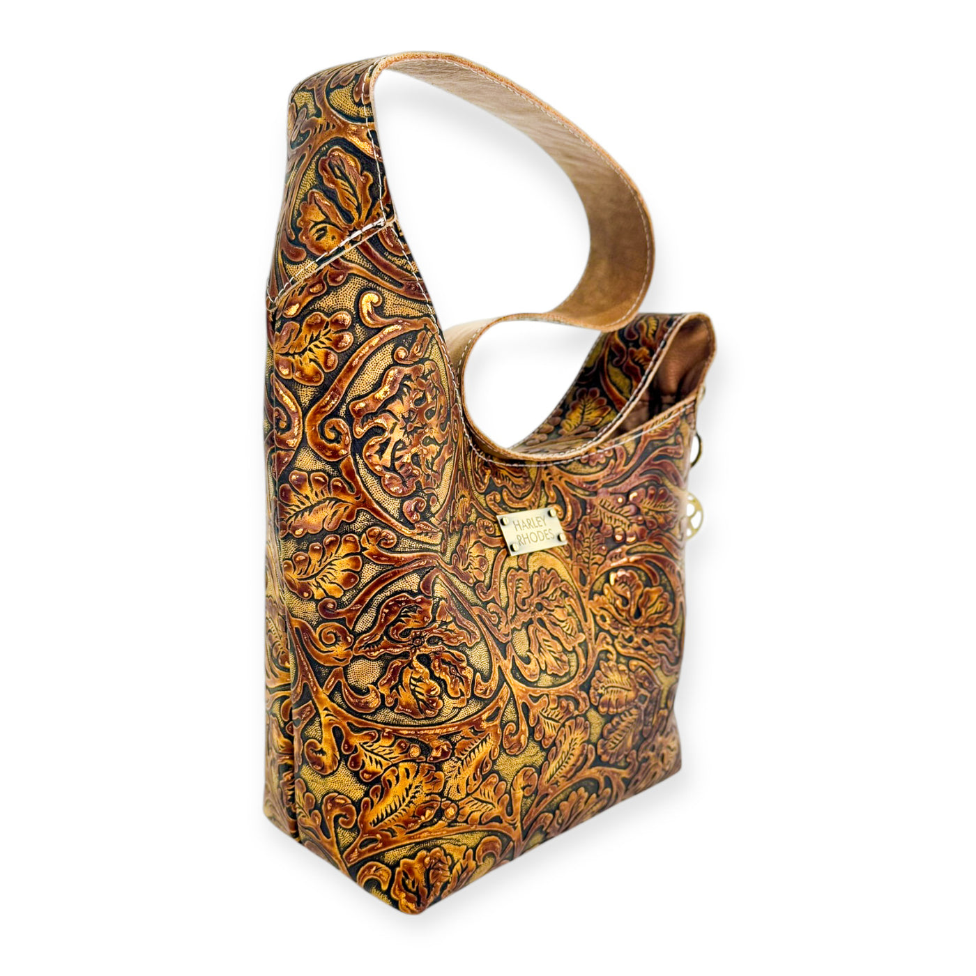 Cher Shoulder Bag-Apparel & Accessories > Handbags, Wallets & Cases > Handbags > Shoulder Bags-Western-Cowhide-Bags-Handmade-Products-Gifts-Dancing Cactus Designs