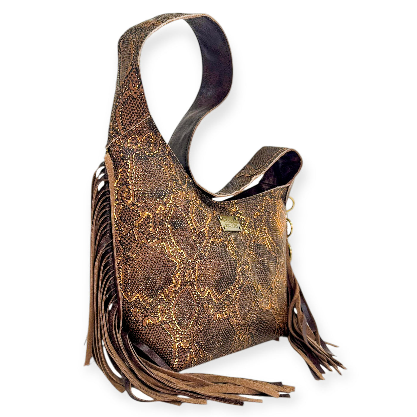 Cher Shoulder Bag-Apparel & Accessories > Handbags, Wallets & Cases > Handbags > Shoulder Bags-Western-Cowhide-Bags-Handmade-Products-Gifts-Dancing Cactus Designs