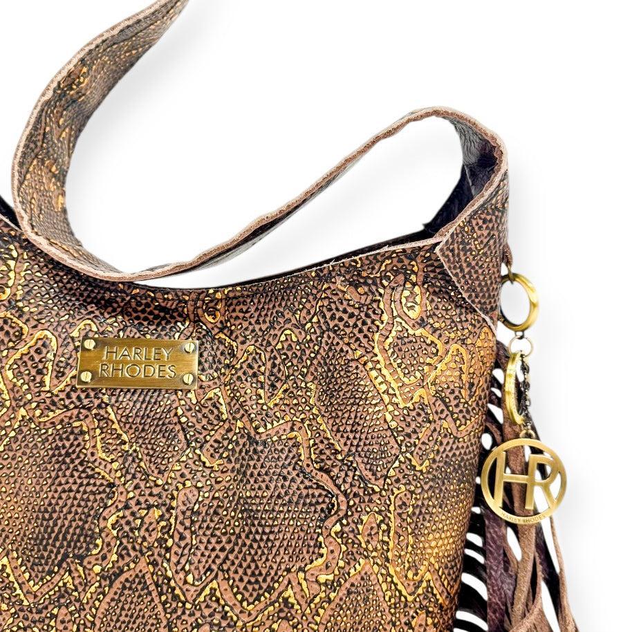 Cher Shoulder Bag-Apparel & Accessories > Handbags, Wallets & Cases > Handbags > Shoulder Bags-Western-Cowhide-Bags-Handmade-Products-Gifts-Dancing Cactus Designs