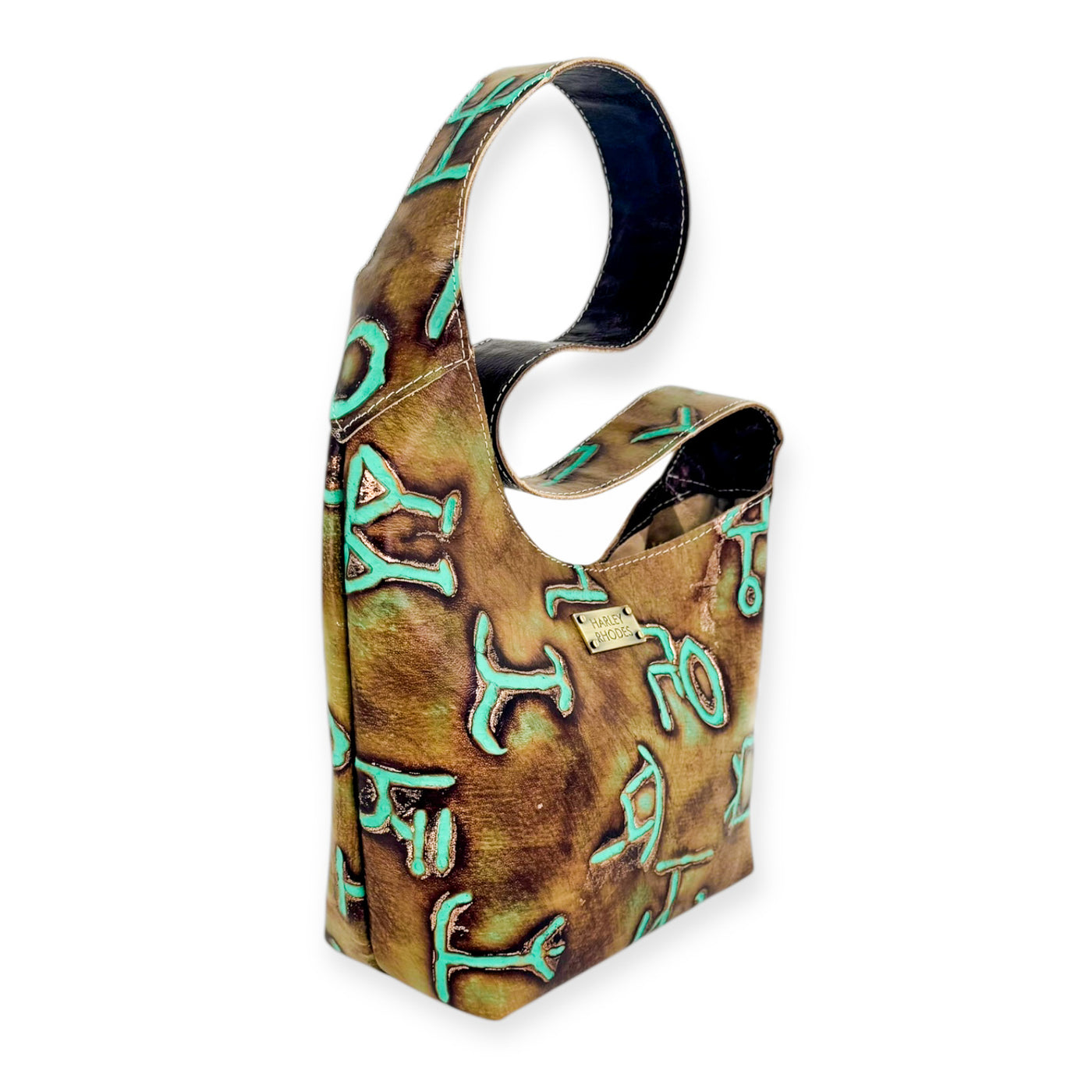 Cher Shoulder Bag-Apparel & Accessories > Handbags, Wallets & Cases > Handbags > Shoulder Bags-Western-Cowhide-Bags-Handmade-Products-Gifts-Dancing Cactus Designs