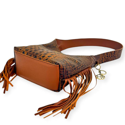 Cher Shoulder Bag-Apparel & Accessories > Handbags, Wallets & Cases > Handbags > Shoulder Bags-Western-Cowhide-Bags-Handmade-Products-Gifts-Dancing Cactus Designs