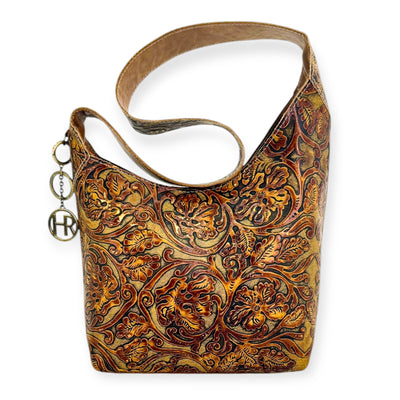 Cher Shoulder Bag-Apparel & Accessories > Handbags, Wallets & Cases > Handbags > Shoulder Bags-Western-Cowhide-Bags-Handmade-Products-Gifts-Dancing Cactus Designs