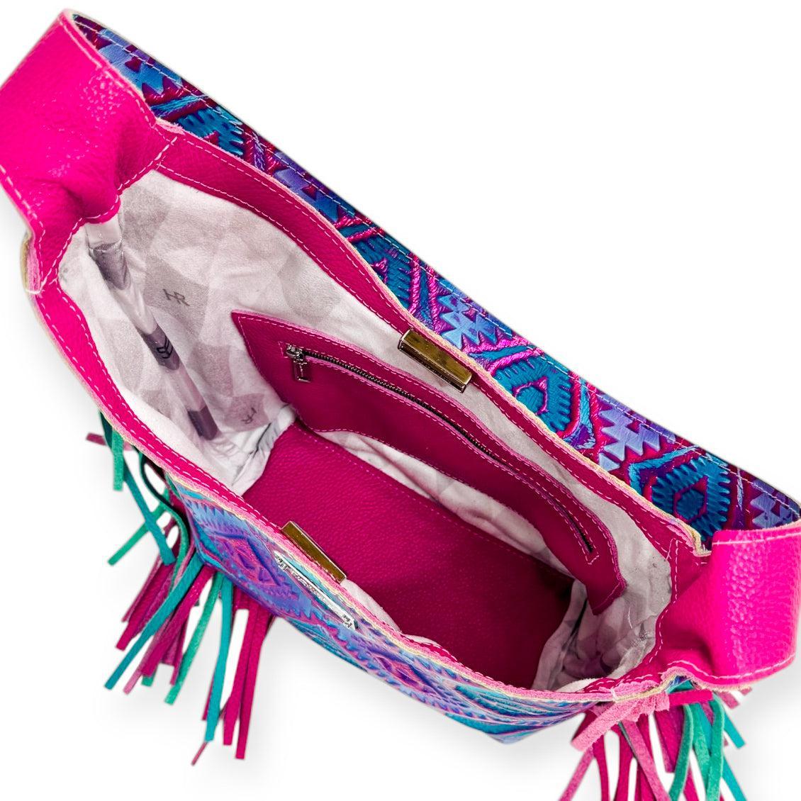 Cher Shoulder Bag-Apparel & Accessories > Handbags, Wallets & Cases > Handbags > Shoulder Bags-Western-Cowhide-Bags-Handmade-Products-Gifts-Dancing Cactus Designs