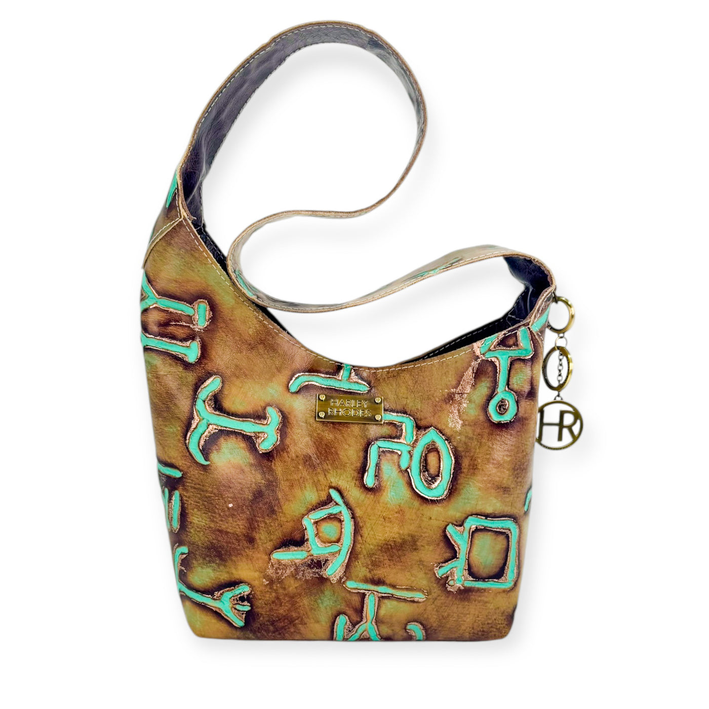 Cher Shoulder Bag-Apparel & Accessories > Handbags, Wallets & Cases > Handbags > Shoulder Bags-Western-Cowhide-Bags-Handmade-Products-Gifts-Dancing Cactus Designs