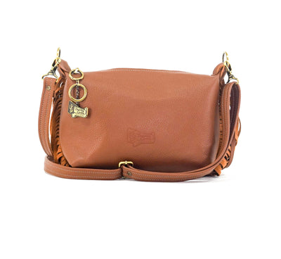 Cosmic Cowgirl - Brindle w/ Bay Leather-Cosmic Cowgirl-Western-Cowhide-Bags-Handmade-Products-Gifts-Dancing Cactus Designs