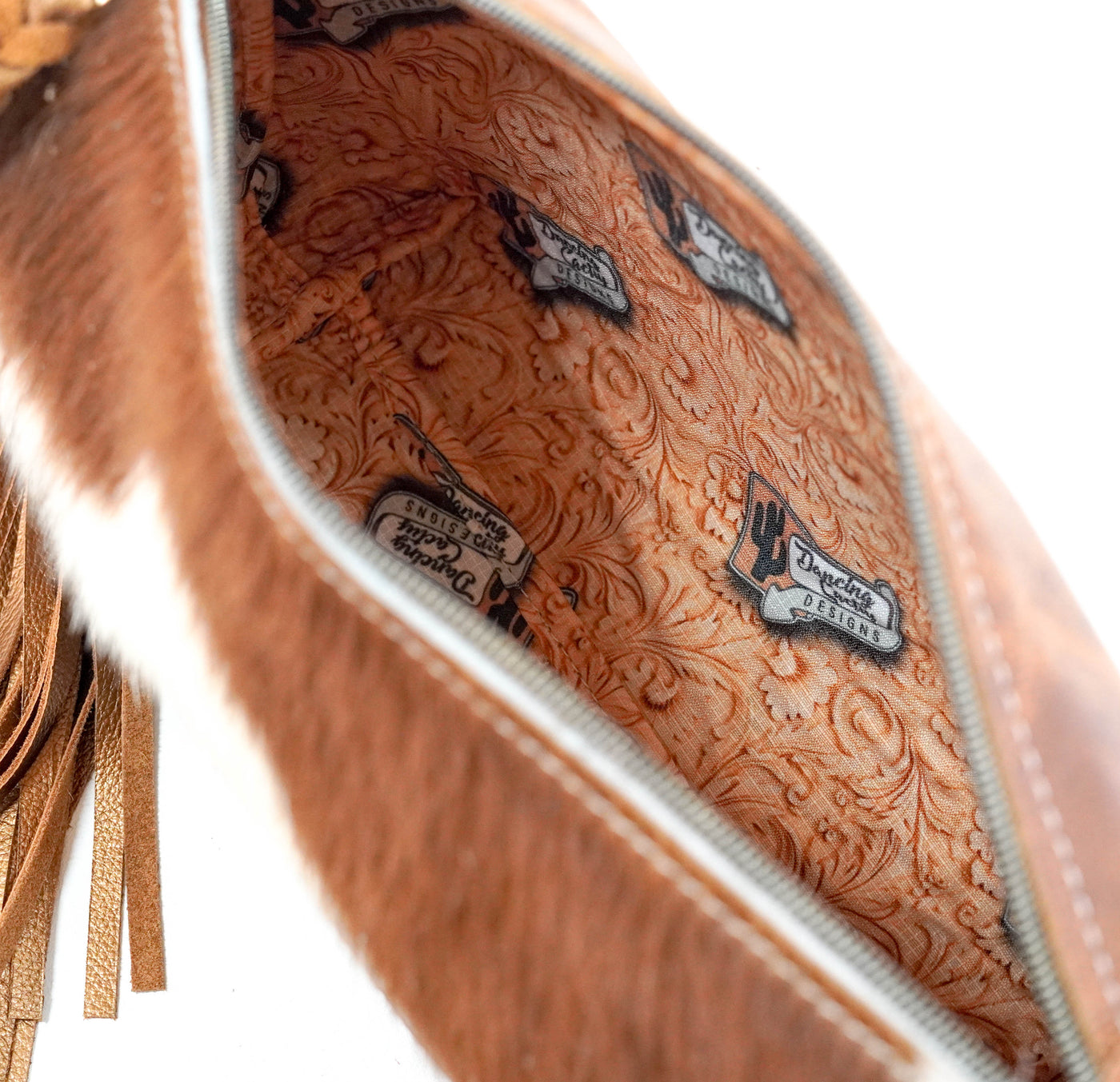 Cosmic Cowgirl - Tricolor w/ Sierra Tool-Cosmic Cowgirl-Western-Cowhide-Bags-Handmade-Products-Gifts-Dancing Cactus Designs