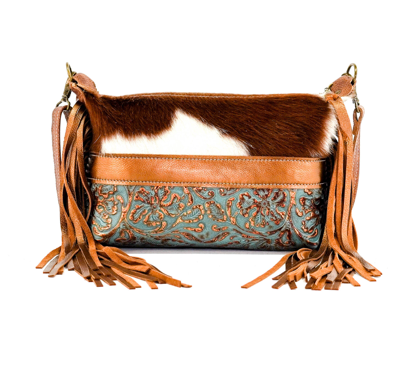 Cosmic Cowgirl - Tricolor w/ Sierra Tool-Cosmic Cowgirl-Western-Cowhide-Bags-Handmade-Products-Gifts-Dancing Cactus Designs