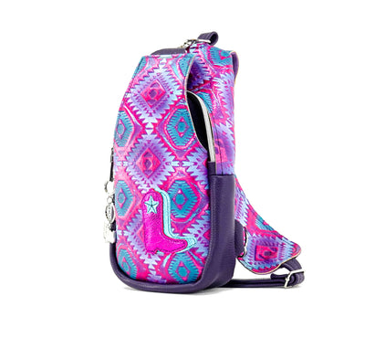 Sling Bag - All Embossed w/ Rio Aztec