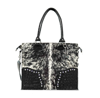 Clerk - Black & White w/ Onyx Croc