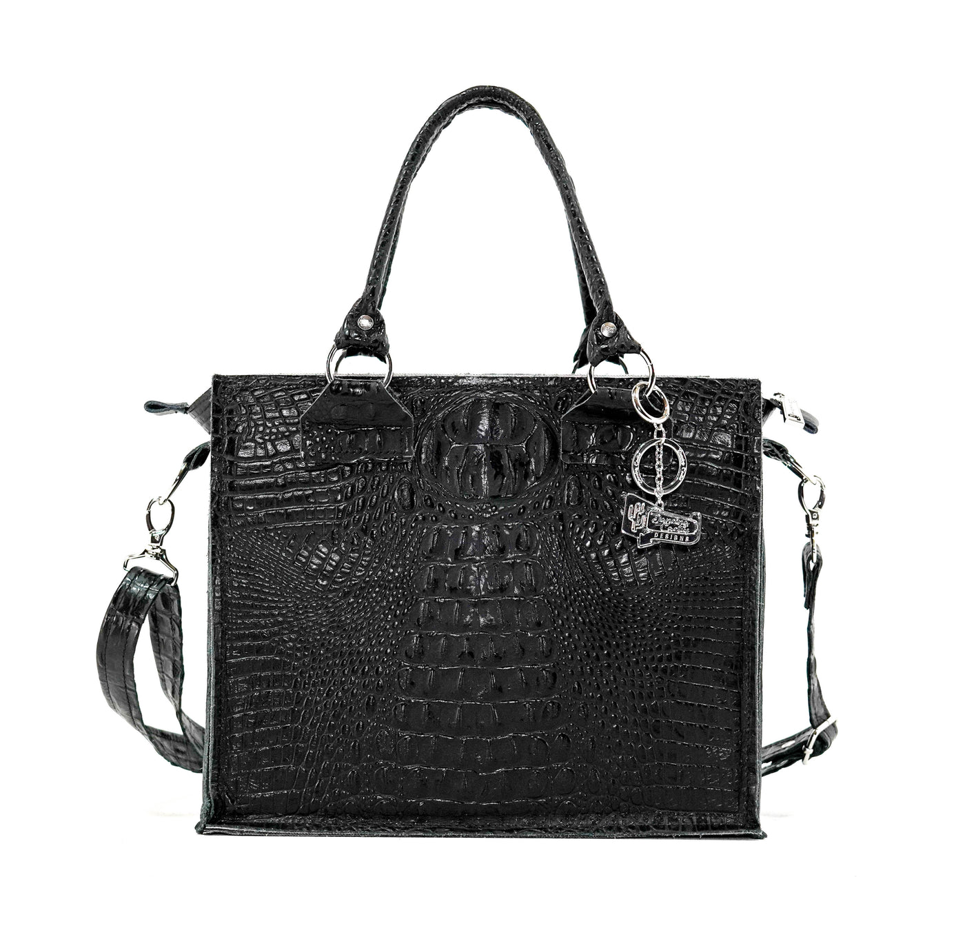 Minnie Pearl - All Embossed w/ Onyx Croc