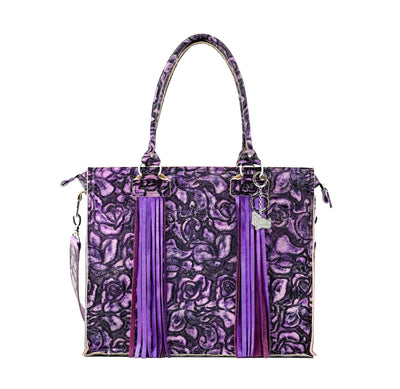 Clerk - All Embossed w/ Purple Roses