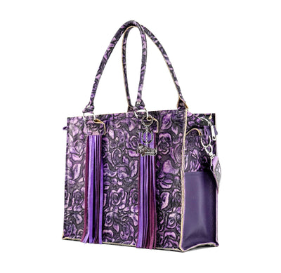 Clerk - All Embossed w/ Purple Roses