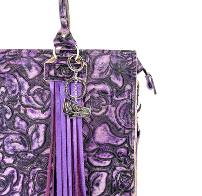 Clerk - All Embossed w/ Purple Roses