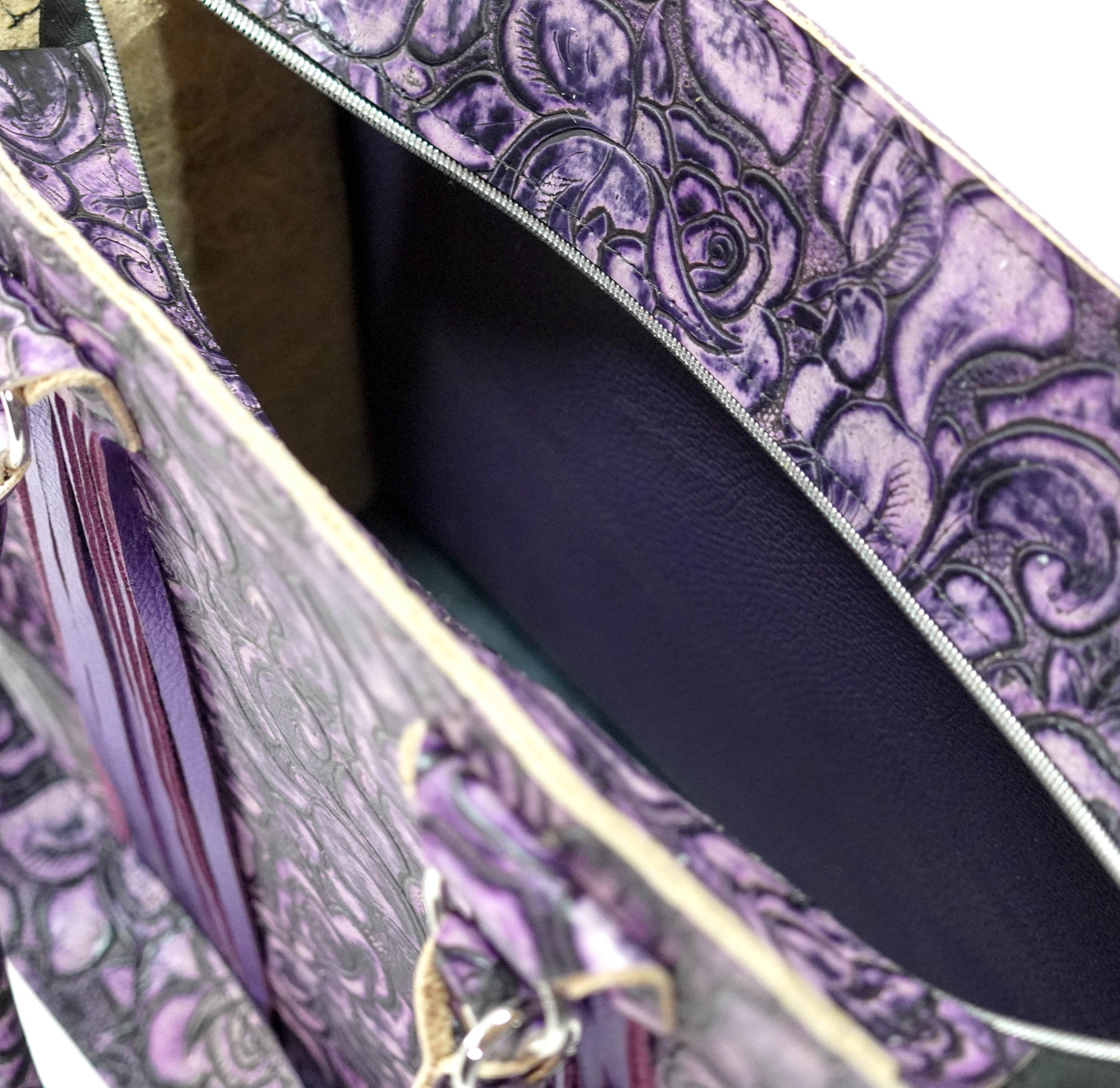 Clerk - All Embossed w/ Purple Roses