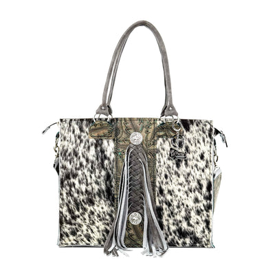 Clerk - Black & White w/ Turquoise Autumn